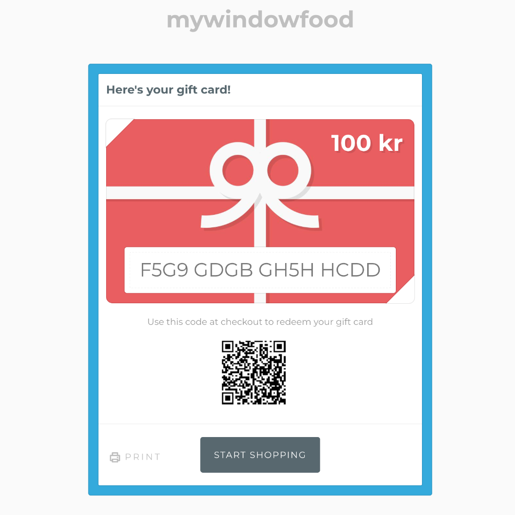 GIFTCARD FOR PLANT BOXES